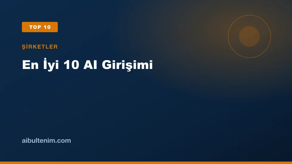En İyi 10 AI Girişimi kapak görseli