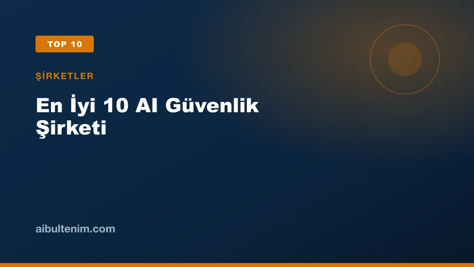 En İyi 10 AI Güvenlik Şirketi kapak görseli