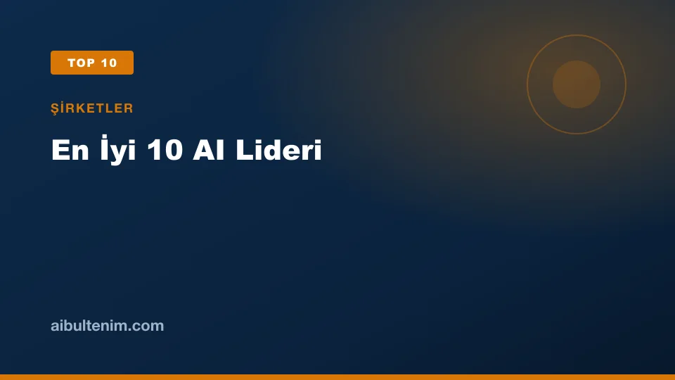 En İyi 10 AI Lideri kapak görseli
