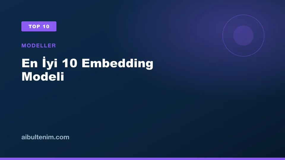 En İyi 10 Embedding Modeli kapak görseli