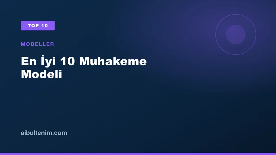 En İyi 10 Muhakeme Modeli kapak görseli