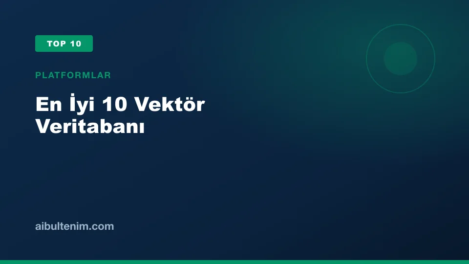 En İyi 10 Vektör Veritabanı kapak görseli