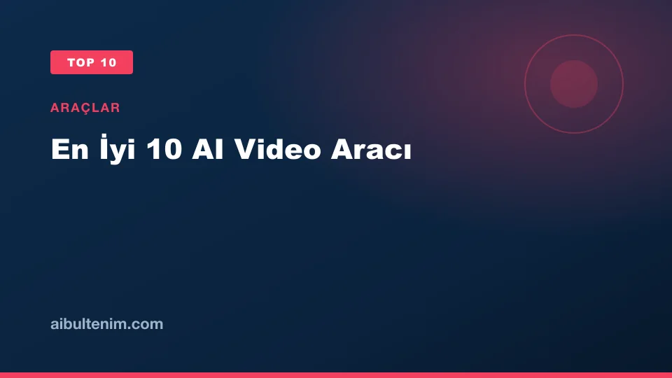 En İyi 10 AI Video Aracı kapak görseli