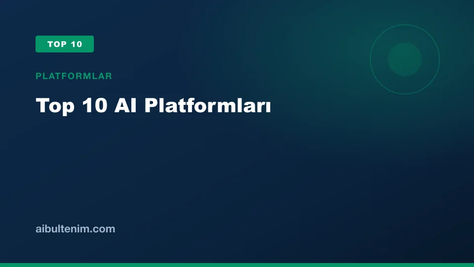 Top 10 AI Platformları kapak görseli