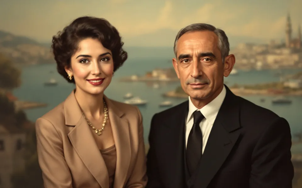 80’ler Türk stüdyo portresi promptu için örnek görsel çıktı
