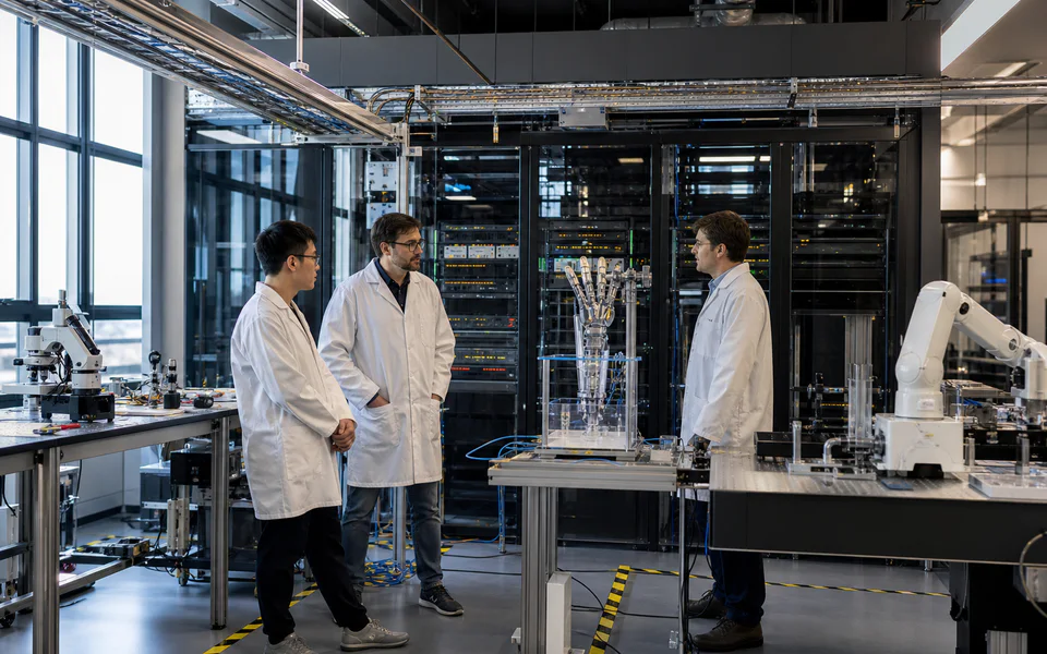 Yapay zeka araştırma laboratuvarı promptu için örnek görsel çıktı Yapay zeka araştırma laboratuvarı promptu için örnek görsel çıktı